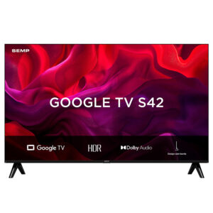 Smart TV Semp 43 Polegadas LED Full HD S42 WiFi Bluetooth Google TV 2 HDMI HDR10 Dolby Audio 43S42