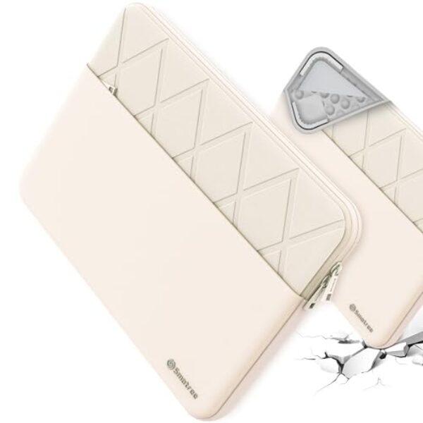 Smatree Capa para laptop para laptop Lenovo Yoga Pro 9i de 16 polegadas com bolso para acessórios, zíper YKK, design patenteado super canto, branca (E613W)