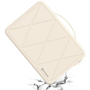 Smatree Capa protetora rígida de EVA compatível com bolsa para notebook Samsung Galaxy Book4/Galaxy Book3 de 15,6 polegadas, branca (X8273TW)