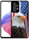 SM CASES Capa para Samsung Galaxy A73 5G - Capa protetora de borracha TPU à prova de choque com bandeira dos EUA bandeira dos EUA 2D para Samsung Galaxy A73 5G