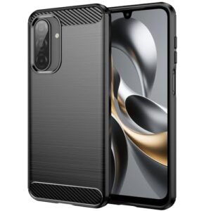 Smileray Capa para Galaxy A17: Capa protetora de TPU flexível com absorção de choque unissex para Samsung Galaxy A17 (preto)