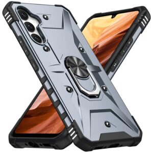 SORAKA Capa para Samsung Galaxy A34 5G com suporte para anel,PC rígido e TPU macio,proteção dupla 2 em 1,compatível com suportes magnéticos para carros