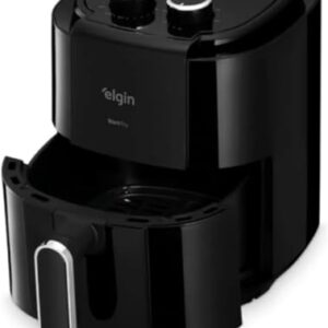 Start Fry, Fritadeira Elétrica Air Fryer, Preta, 3,5l, Controle Manual de Temperatura