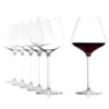Stölzle Lausitz Conjunto de 6 taças de vinho tinto bordô (QUATROPHIL). Conjunto de 6 taças de vinho tinto de cristal para lava-louças (740 ml). Conjunto de 6 taças de vinho de cristal duráveis