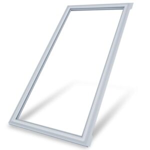 Substituição de junta de porta de geladeira ADX73550627 atualizada compatível com Kenmore & LG French Door, 100.5 cm x 43.5 cm lado direito vedação da junta da porta da geladeira serve nos modelos