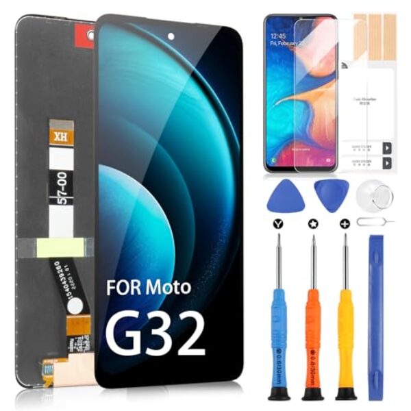 Substituição de tela LCD para Motorola Moto G32 LCD para Moto G32 XT2235-2 XT2235-3 Display LCD Touch Screen Digitalizador de Substituição com Kits de Reparo