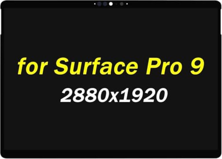 Substituição de tela para Microsoft Surface Pro 9 2038 para Surface Pro 9 (2021) 33.0 cm 2880x1920 120HZ LED LCD Touch Screen Display digitalizador componentes de montagem (apenas para Surface Pro 9)