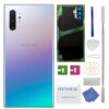 Substituição de vidro traseiro Galaxy Note 10 Plus para Samsung Galaxy Note 10 Plus SM-N975U 17.3 cm capa traseira de vidro à prova d'água e lente de câmera + kit de ferramentas de reparo profissional