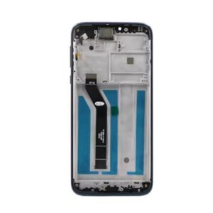 Substituição para Motorola Moto G7 Power LCD Display Touch Digiziter Assembly para Moto G7 Power XT1955, XT1955-4 (com moldura)