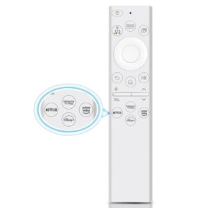 Substituição para Samsung Frame TV Remote, BN59-01385A para 2018-2025 All Samsung Frame Smart TV Series: Neo, OLED, QLED, Crystal UHD, Moldura, Serif, Terraço, Sero, Micro LED, Monitor