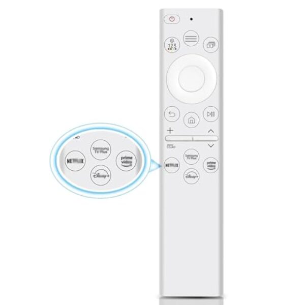 Substituição para Samsung Frame TV Remote, BN59-01385A para 2018-2025 All Samsung Frame Smart TV Series: Neo, OLED, QLED, Crystal UHD, Moldura, Serif, Terraço, Sero, Micro LED, Monitor
