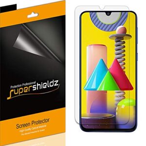 Supershieldz (Pacote com 6) Protetor de tela projetado para Samsung Galaxy M31, escudo transparente de alta definição (PET)