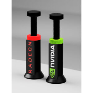 Suporte Ajustável para placa de vídeo GPU - NVIDIA e Radeon / Universal com regulagem de altura