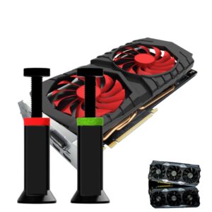 Suporte Ajustável para Placa de Vídeo GPU Universal com Regulagem de Altura Compatível NVIDIA Radeon