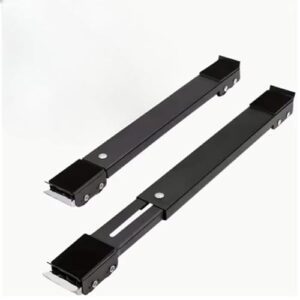 Suporte De Base Com Rodinha Para Geladeira & Maquina De Lavar Roupa - Carrinho AjustáVel Até Para Rodinhas Para Moveis Pesados(Preto)