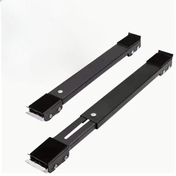 Suporte De Base Com Rodinha Para Geladeira & Maquina De Lavar Roupa - Carrinho AjustáVel Até Para Rodinhas Para Moveis Pesados(Preto)