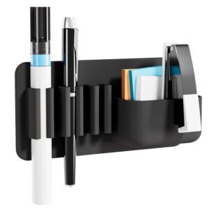 Suporte de caneta adesivo para parede, suporte de lápis para organizador de mesa, clipe de caneta de silicone para prancheta, suporte de marcador adesivo para professores, mesa, parede, geladeira
