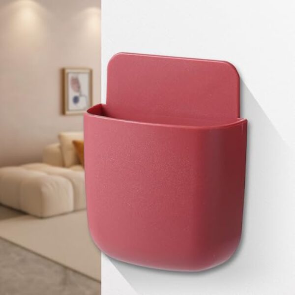 Suporte de controle remoto Dusty Pink – Suporte de parede adesivo para TV, ar-condicionado, ventilador e ventilador de teto, organizador de suporte de controle