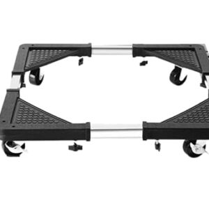 Suporte De Geladeira/Maquina De Lavar E Fogão Inox Com Rodinhas - Ideal para Armazenar Panelas, Temperos e Produtos de Limpeza