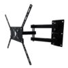 Suporte de TV Universal Articulado Extensivo Até 45Kg 10 a 56 Polegadas 4 Movimentos Primetech Para Tvs de Plasma, LCD, LED, OLED, SMART TV, 4K, 3D, UHD, CRYSTAL, QLED E NEOQ LED COMPÁTIVEL COM TODAS AS MARCAS, ACOMPANHA PARAFUSOS
