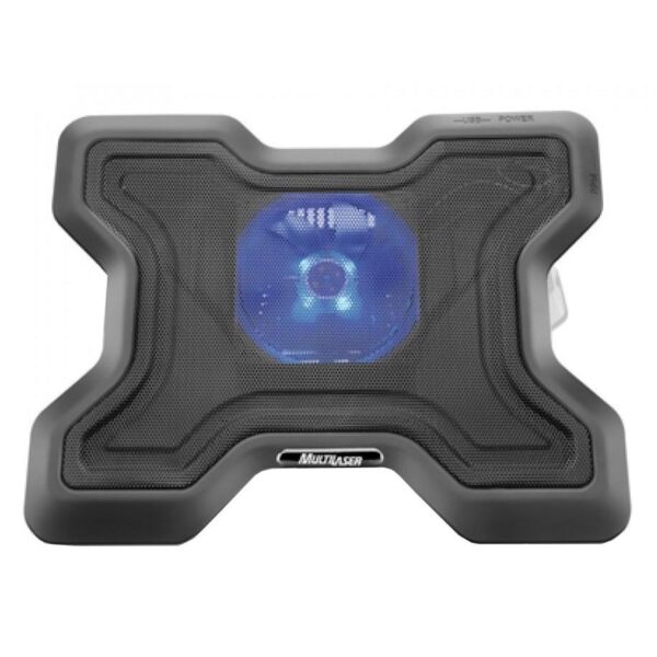 Suporte Notebook Multilaser X-Cooler: LED Azul 1 Nível