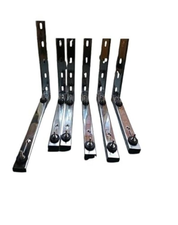 Suporte Para Ar Condicionado Split, Em Aço Inox 304, para Máquinas de 7 a 12.000 btus, Até 30 kg/par. Carga de ruptura 180 kg o par.