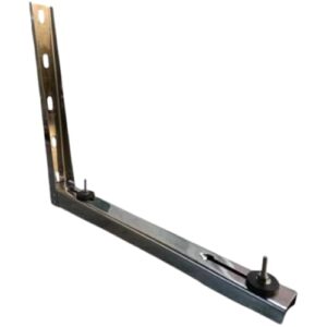Suporte para Ar Condicionado Split Inox 450 mm até 18000 Btus, quadrada ou barril, com peso máximo de 32 kg, 1 Par. Peso Para Dobra ou Ruptura 192 Kg