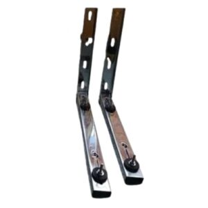 Suporte para Ar Condicionado Split Inox 550 mm até 24000 Btus , 1 Par, Máquinas com Peso de até 41 kg. Peso Para Dobra ou Ruptura 246 Kg