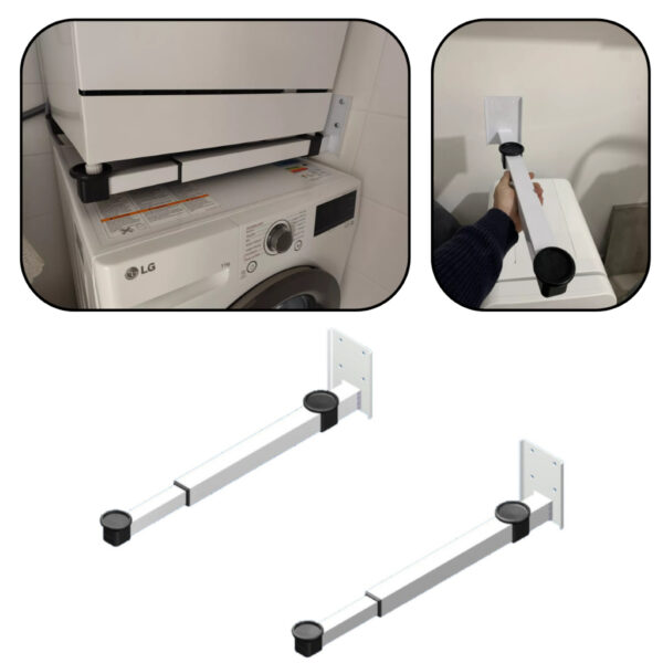 Suporte Para Lava Louças Parede Robusto Custo Benefício Economizar Espaço Apartamento Máquina Midea Electrolux Brastemp