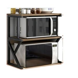 Suporte Para Micro-Ondas | Armazenamento Na Cozinha(Camada dupla)