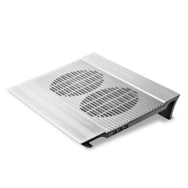 Suporte para Notebook Deepcool N8 - até 17 - 2 Ventoinhas - Branco - DP-N24N-N8SR