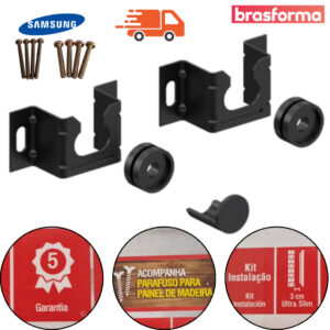 Suporte TV Universal Fixo LED LCD Smart TV 32 42 43 50 55 65 até 100 Polegadas Brasforma SBRU750