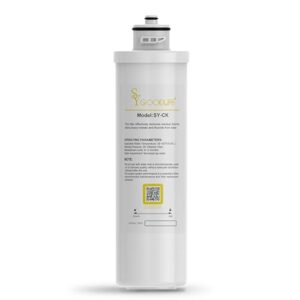 SYGOODLIFE SY-CK Cartucho de substituição de filtro de água embaixo da pia para sistema de filtro de água de 3 estágios SY-M3-CF