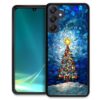 TAMEFOX Capa compatível com Samsung Galaxy A25 5G, árvore de Natal brilhante, fina, à prova de choque, capa protetora de TPU para Samsung Galaxy A25 5G