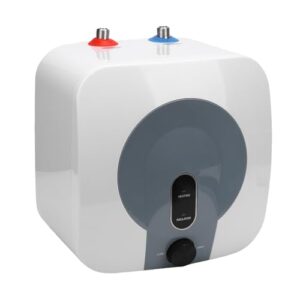 Tanque pequeno sob a pia 110V-120V 1440-1500W 2,5 galão aquecedor de água armazenamento quente, mini trailer elétrico instantâneo RV TR cozinha compacto, caminhão de alimentos 2 peças 40.6 cm de