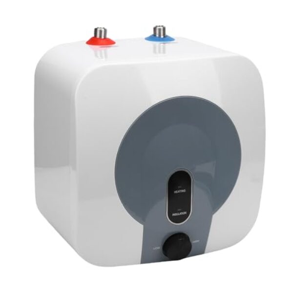 Tanque pequeno sob a pia 110V-120V 1440-1500W 2,5 galão aquecedor de água armazenamento quente, mini trailer elétrico instantâneo RV TR cozinha compacto, caminhão de alimentos 2 peças 40.6 cm de