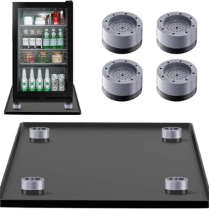 Tapete de silicone para mini geladeira (50 cm x 50 cm preto)