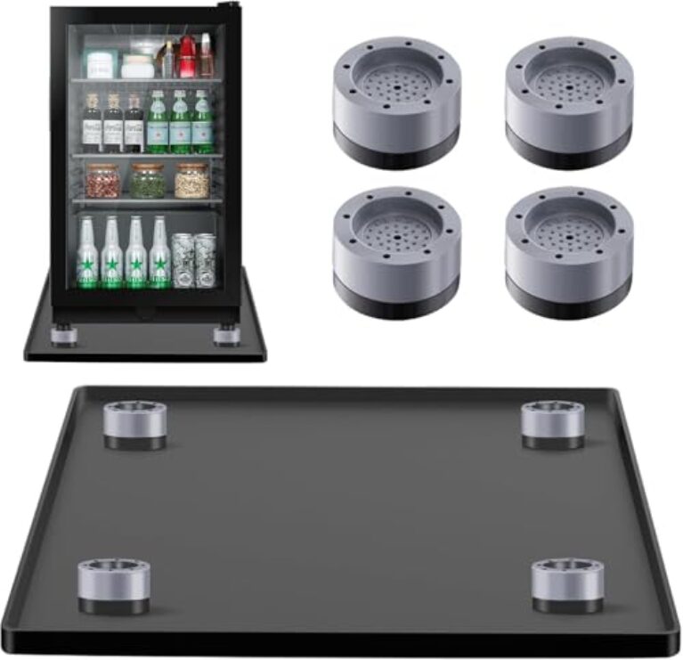 Tapete de silicone para mini geladeira (50 cm x 50 cm preto)