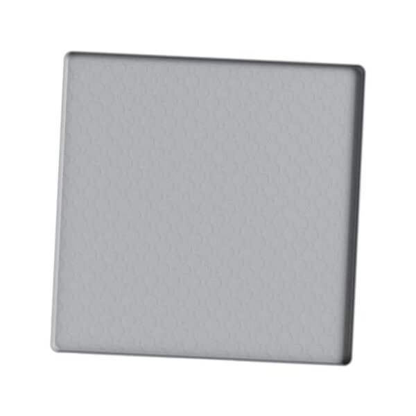 ＫＬＫＣＭＳ Tapete de silicone quadrado para geladeira e freezer, bandeja coletora com borda elevada, bandeja para -louças e freezer, 20 polegadas x 20, Cinza Texturizado