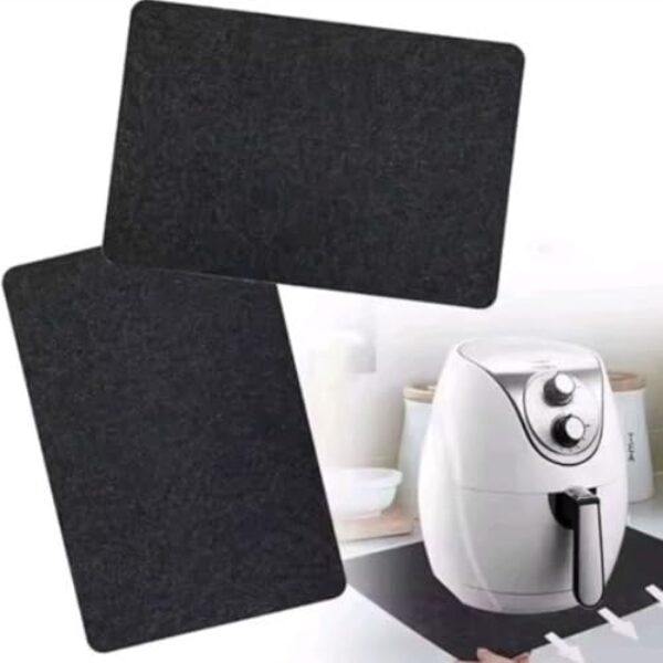 Tapete resistente ao calor para Air Fryer | Tapetes bancada cozinha - Protetor bancada cozinha tapete resistente ao calor para fritadeira, cafeteira (2)