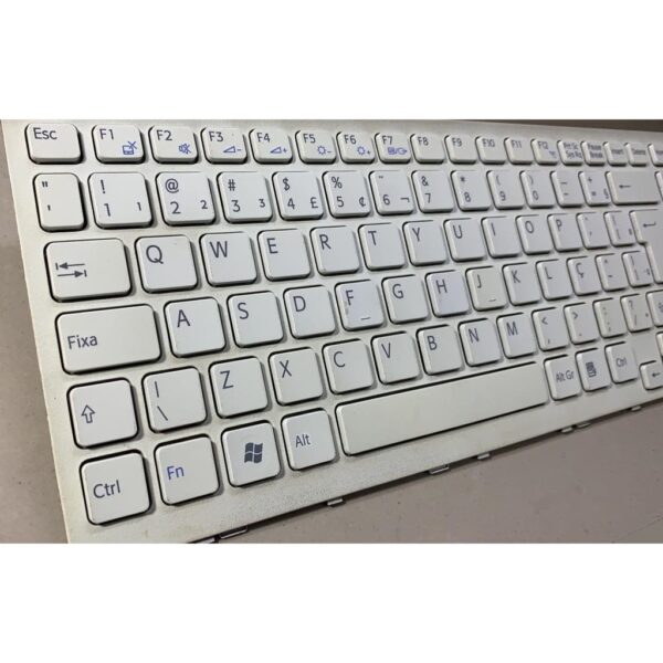 TECLAS AVULSAS NOTEBOOK SONY BRANCO P/N:V116646F BR MOD:148971711