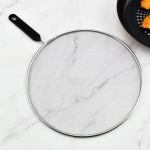 Tela Anti Respingo para Fritura em Inox 39x25 cm – Segurança e Limpeza na Cozinha