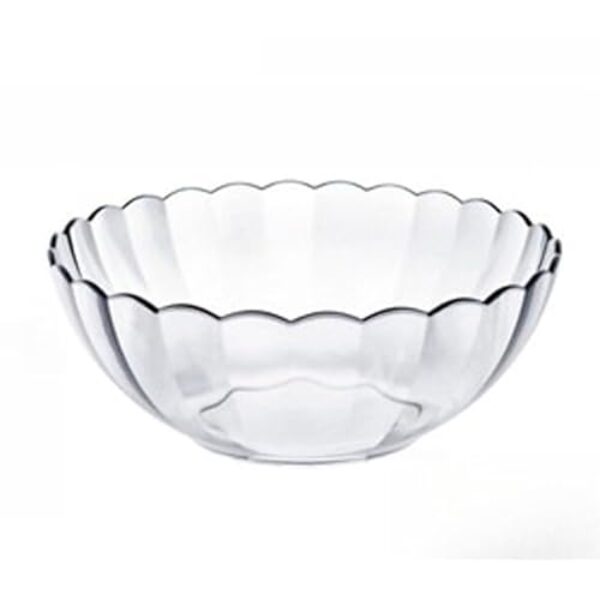 Tigela de 2 Litros Circular de Vidro Temperado Sobremesas e Saladas,bowl,saladeira
