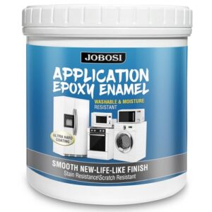 Tinta branca para eletrodomésticos de 40 ml para projetos internos e externos - Revestimento durável de alto brilho para eletrodomésticos, móveis, metal e madeira - Resistente a arranhões e