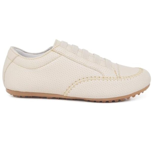 Tênis Mocatênis Feminino Antiderrapante Confortável Leve do 33 ao 42, Mocassim, MOCASSIM2020, Polo Blu ORIGINAL (Branco, BR, Adulto, Numérico, 36)
