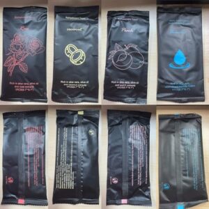 Toalhetes úmidos de algodão a granel embalados individualmente 22 cm x 22 cm, toalhas brancas, toalhas pré-umedecidas refrescante, coco rosa pêssego e sem perfume para spa de festa esportiva (40)