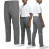 ToBeInStyle Calça longa clássica de uniforme escolar juvenil para meninos, Calça uniforme - cinza, 14 Anos