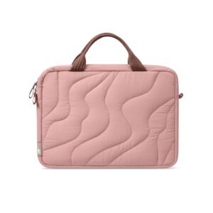 Tomtoc Bolsa de transporte para laptop de 14 polegadas para mulheres, elegante capa para laptop serve para MacBook Pro de 14 polegadas e outros computadores de 14 polegadas, bolsa leve para notebook