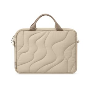 tomtoc Bolsa de transporte para laptop de 16 polegadas para mulheres, capa elegante para laptop compatível com MacBook Pro de 16 polegadas e outros computadores de 15 a 16 polegadas, bolsa leve para