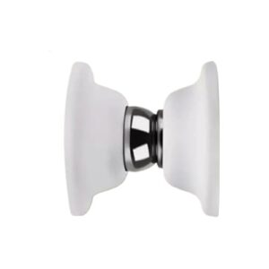 Trava MagnéTica Para Porta Na Cor Branca, Prendedor De AçO Inox Com Imã E Adesivo(1,LA-114-BRANCA)